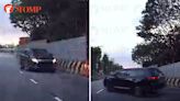 Confused driver makes bizarre manoeuvre in middle of the road, confusing others