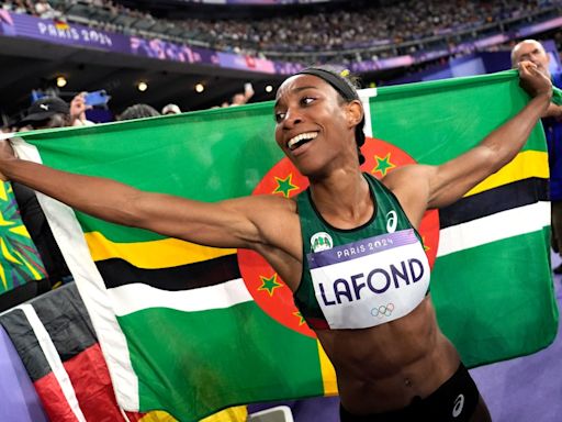 Maryland alum Thea LaFond captures gold medal and Navy football team celebrates