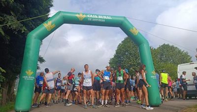 El Speed Trail de Llanera triunfa en su primera edición y suma 140 participantes en la carrera por Arlós y Villayo