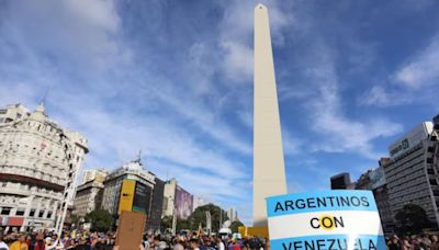 Buenos Aires y Bogotá también fueron escenarios de protestas contra Nicolás Maduro