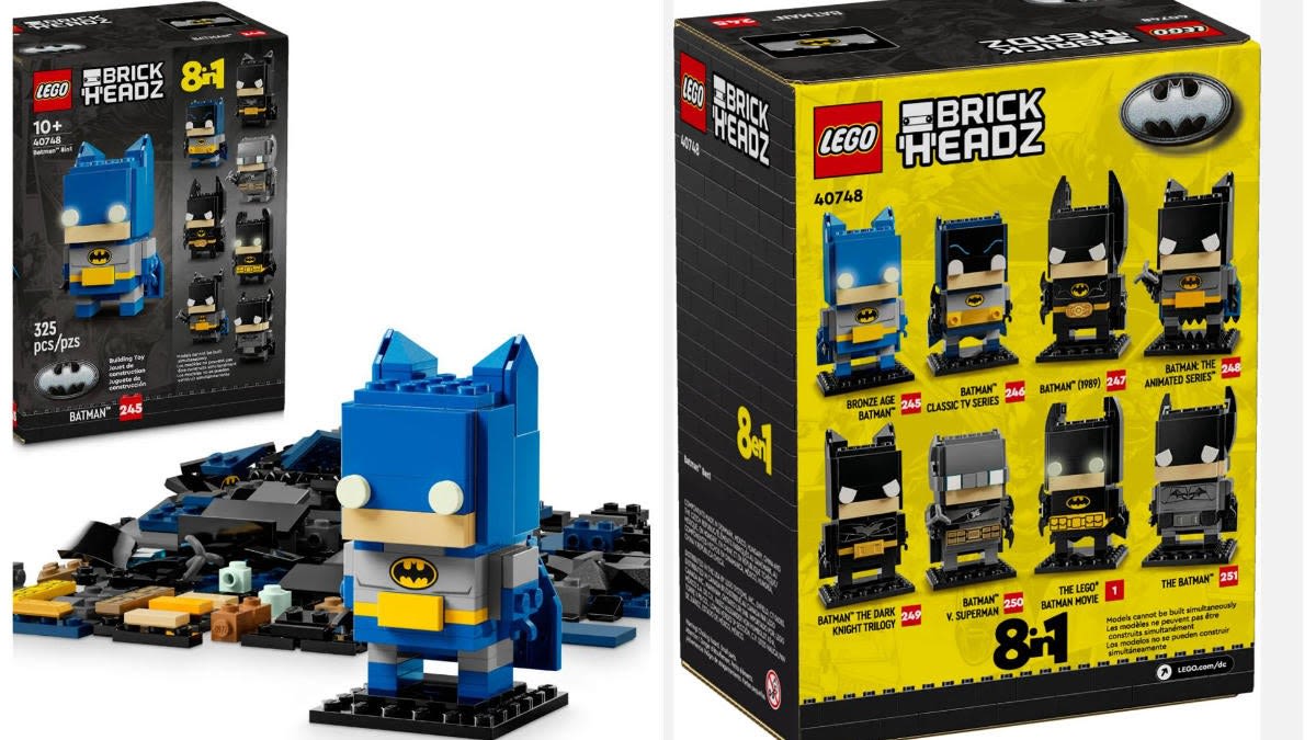 LEGO Batman 8-in-1 BrickHeadz Figure Is On Sale Now