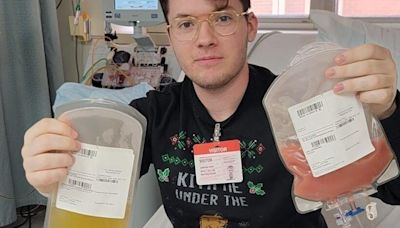 Salute to saving a life: Local Air Force man answers the call for stem cell donation