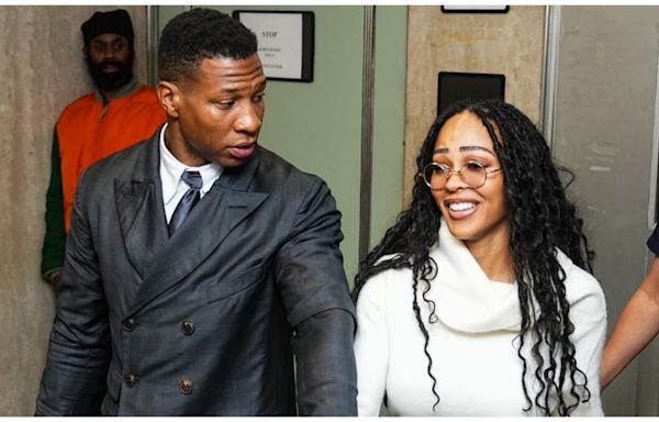 ...She Didn't Have That Pastor Crying Like That': Meagan Good Makes Jonathan Majors 'Ugly Cry' and Fans Question...