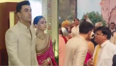 Ranbir Kapoor politely accepts wedding guest’s business card in the middle of Anant Ambani’s baraat, actor’s bemused reaction goes viral. Watch