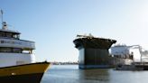 A waterside, up close look at the Port of Oakland and Bay Bridge