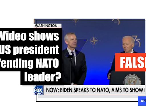 Posts miscaption videos of Biden's NATO remarks
