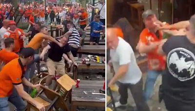 England supporters 'left injured as Dutch fans attack' ahead of Euros semi