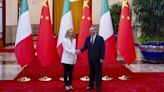 Italy and China sign a three-year plan as Meloni tries to reset relations