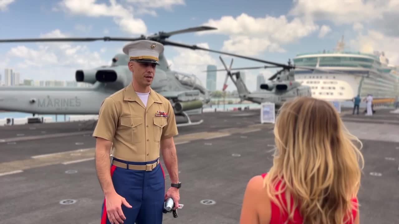 'I'm just thrilled:' South Florida sailors and marines return home for Fleet Week Miami