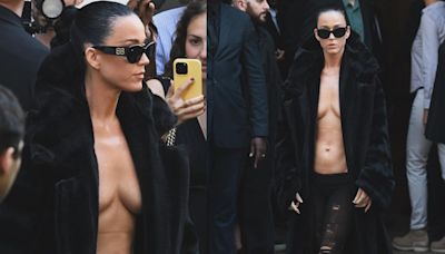 Katy Perry Goes Almost Naked in Just a Fur Coat at Paris Couture Week, See Pictures - News18