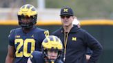 Ted Lasso modeled his game after Jim Harbaugh. Michigan football coach returns the favor.