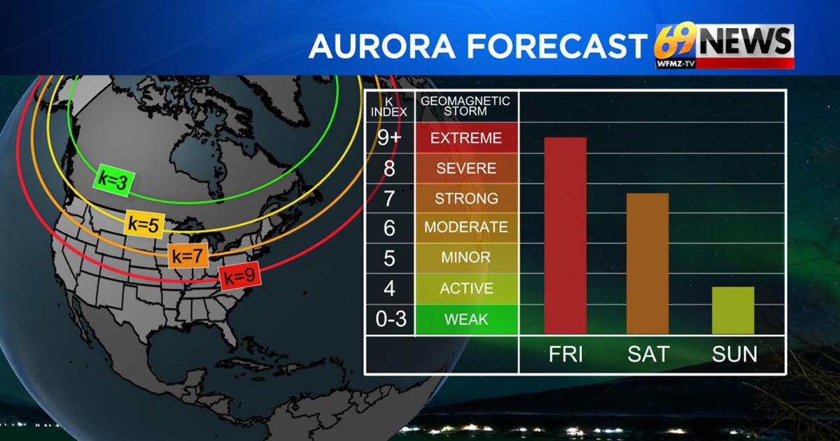 Solar storm to cause parts of US to see Northern Lights. Could people in our viewing area see it?