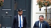 The Latest | Sunak leaves 10 Downing Street after final speech as prime minister