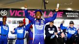 Rajah Caruth becomes third Black driver to win NASCAR series race