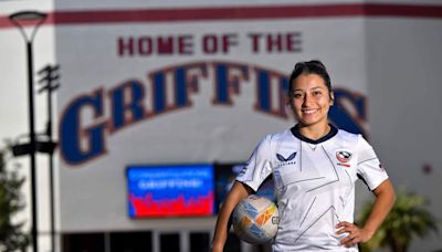 This Los Alamitos High grad is grabbing her rugby ball and heading around the globe for Team USA