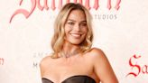 Margot Robbie Is *So* Toned In A See-Through Corset In Red Carpet Pics