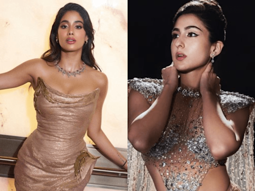 "Sara, Ananya can't match up": Janhvi Kapoor glitters in golden outfit at IIFA 2024, leaves fans gushing