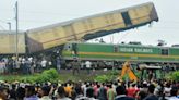 Harrowing scenes as freight train slams into passenger train in India