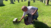 5,000 flags placed on Worcester graves of service members for Memorial Day