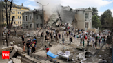 'Worst attack in 2 years': Russian missiles kill 20 in Kyiv, gut children's hospital - Times of India