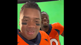 Broncos, Russell Wilson share behind-the-scenes clips from photo shoot