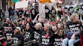 Hollywood And Highland Intersection Shut Down By Protest Group Over Gaza Ceasefire