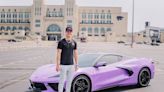 Kansas State QB Avery Johnson gets must-see lavender Corvette from latest NIL deal