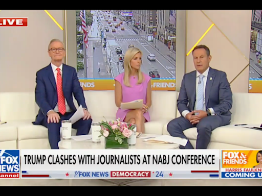 Fox host defends Trump after he questioned Harris’ background: ‘He’s unaware of race and gender’