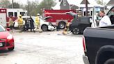 Airbag deployment in Sixth Street crash