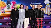 Justin Timberlake attends ‘Trolls Band Together’ premiere with ‘N Sync and wife Jessica Biel