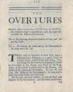 Two Overtures Humbly Offered to His Grace John Duke of Argyll, Her Majesties High Commissioner, and the Right Honourable the Estates of Parliament