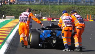 La carrera de Colapinto terminó antes de empezar en Bélgica, por la F2