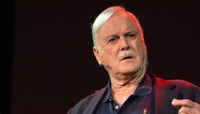 John Cleese makes cheeky dig at Fawlty Towers The Play cast after observing first rehearsal