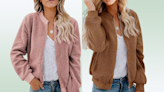 Is it a warm coat? Is it a cozy sweater? It's both! And it's just $24 — that's 60% off