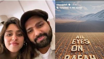 Rohit Sharma's Wife Ritika Sajdeh Trolled for 'All Eyes on Rafah' Story on Instagram, Deletes it Later - News18