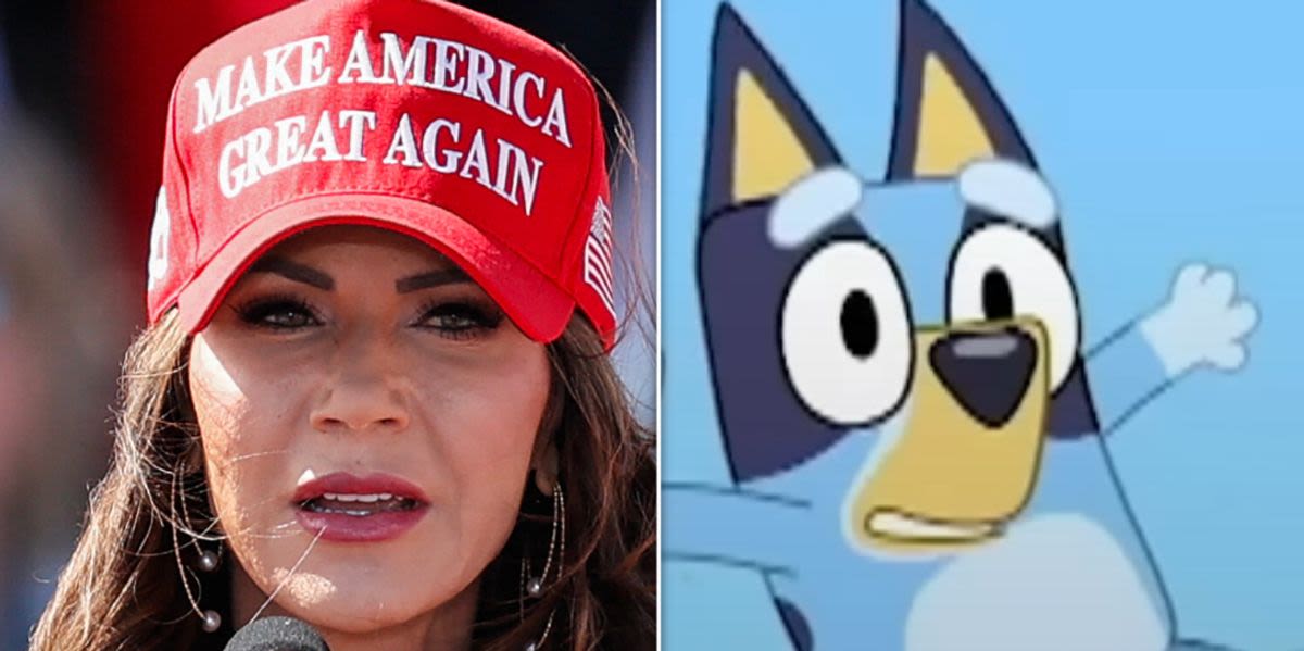 RIP Bluey: ‘Late Show’ Trashes Kristi Noem With Sinister Cartoon Spoof