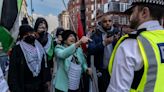 Pro-Palestine demonstrators ‘spat and spewed anti-Semitic remarks’ at counter-protesters