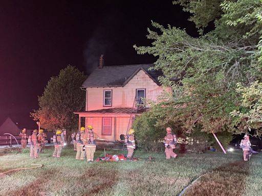Dozens of firefighters respond to Montgomery County house fire