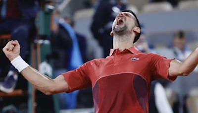 Escandalosa gesta de Djokovic con récord de madrugada en Roland Garros