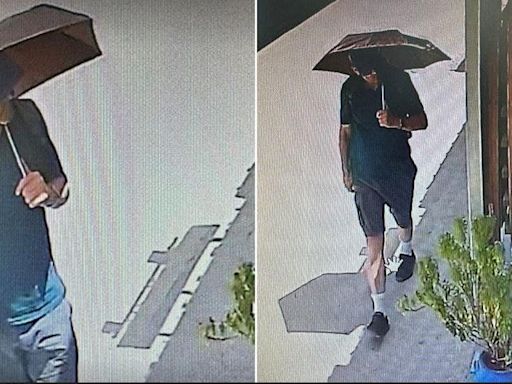 Eerie surveillance photos show missing TV doctor Michael Mosley on day of disappearance