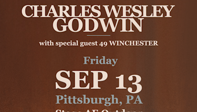 Charles Wesley Godwin announces outdoor Pittsburgh concert with his Beaver County band