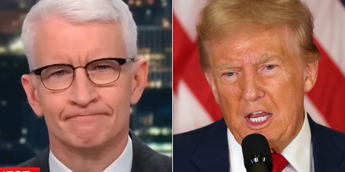 Anderson Cooper Debunks Trump's E. Jean Carroll 'Conspiracy Theory' On-Air