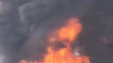 Massive Fire Breaks Out At Chemical Factory In Haryana's Yamunanagar - VIDEO