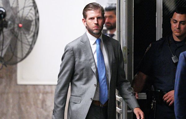 Eric Trump Whines Online After Staring Down Stormy Daniels in Court