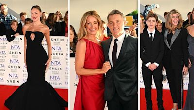 This Morning hosts lead glamour as Kate Garraway is supported by kids at NTAs