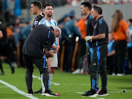 Lionel Messi hopes leg injury sustained during Argentina's Copa America win over Chile not serious