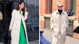 Gen Z Celebs Are Fans of the Classy Coat Trend Amal Clooney and Angelina Jolie Wear