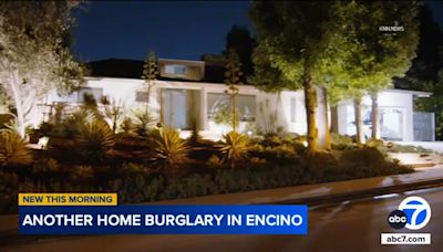 Another home burglarized in Encino overnight; police investigating string of recent break-ins