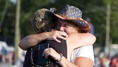 A gleeful rally shattered by gunfire