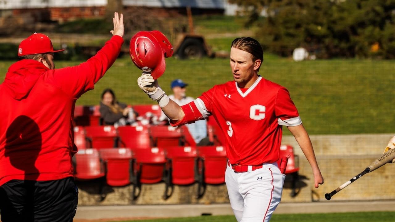 'Just as good, if not better': How Central College's Colton DeRocher defies odds in baseball